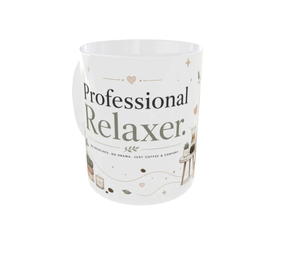 Professional Relaxer Panda Ceramic Coffee Mug