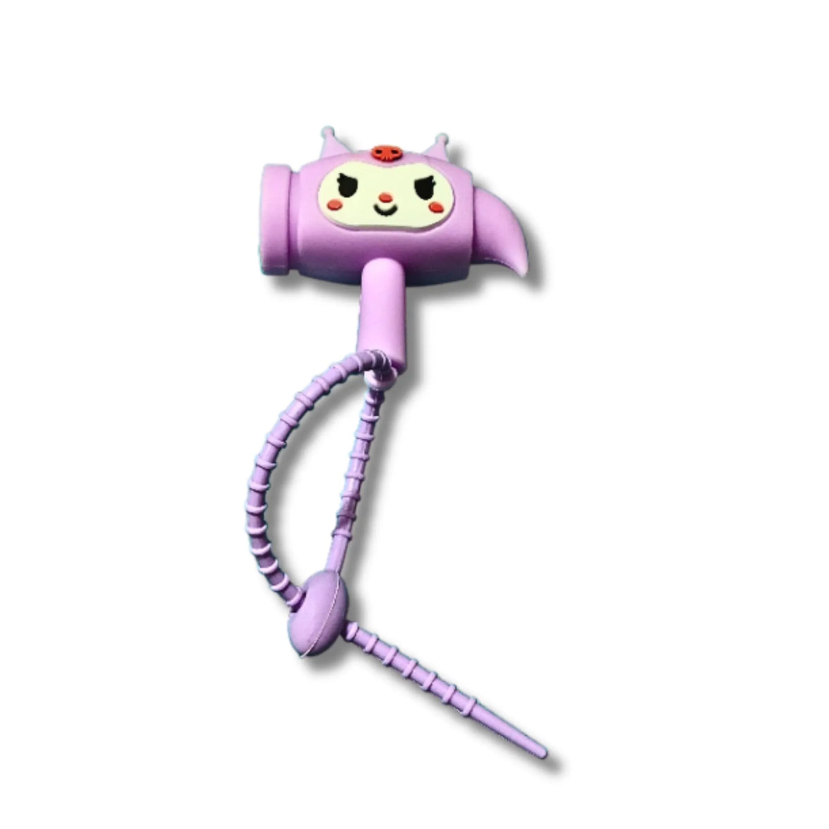 Purple Cat Hammer Sound Bag Charm