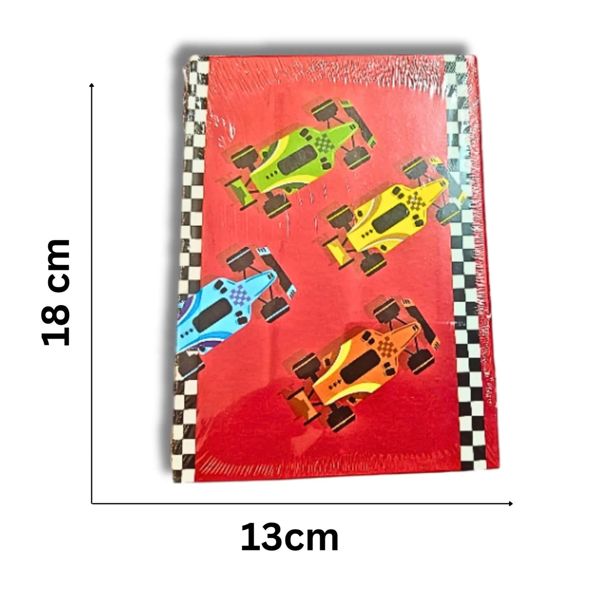 Racing Cars Formula 1 Theme Ruled Notebook – 13 × 18 cm, 192 Pages