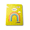 Radiate Positivity Rainbow Ruled Notebook – 16 × 21 cm, 192 Pages