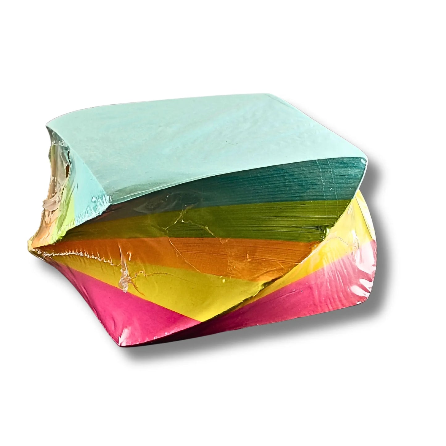 Saadhya Mart Rainbow Sticky Notes (Set of 2) | 3x3 Inch Self-Adhesive Neon Memo Pads