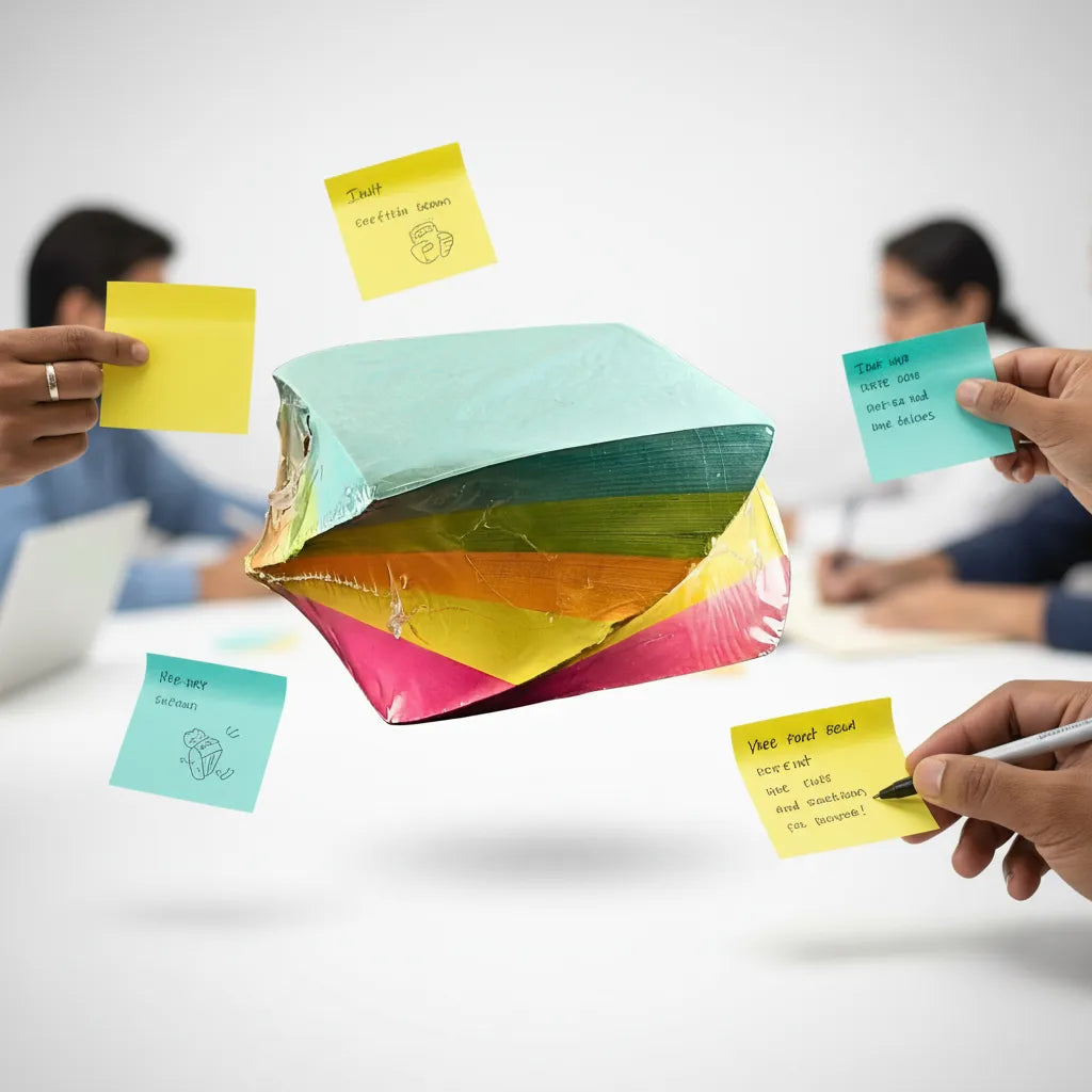 Saadhya Mart Rainbow Sticky Notes (Set of 2) | 3x3 Inch Self-Adhesive Neon Memo Pads