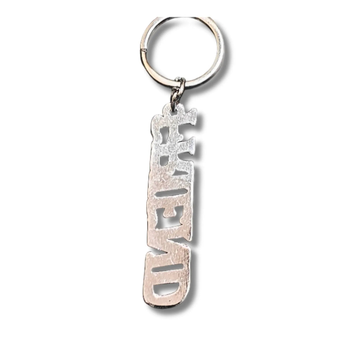 Rose Emblem FRIEND Metal Keychain – Stylish Friendship Gift Keyring for Friends
