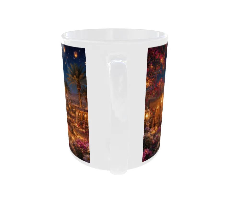 Royal Desert Lantern Night Ceramic Mug
