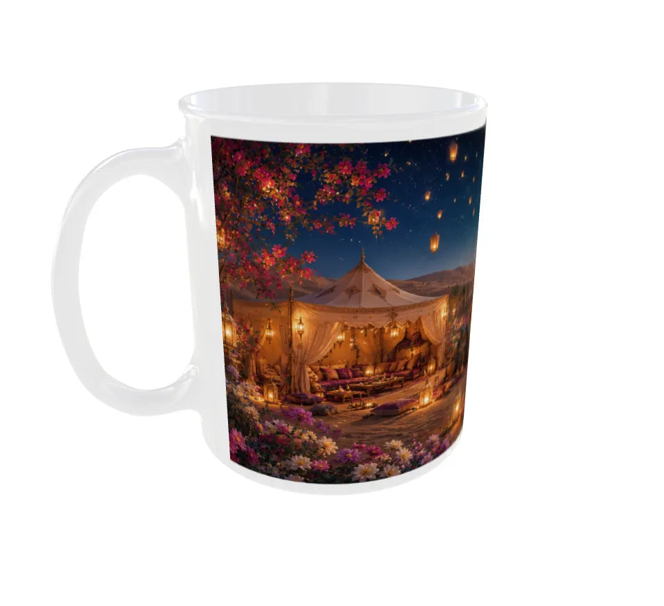 Royal Desert Lantern Night Ceramic Mug