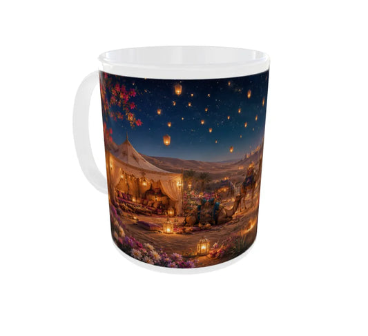 Royal Desert Lantern Night Ceramic Mug