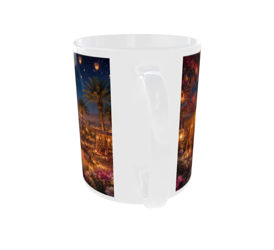 Royal Desert Lantern Night Ceramic Mug