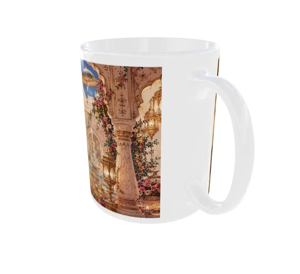 Royal Elephant Palace Procession Ceramic Mug
