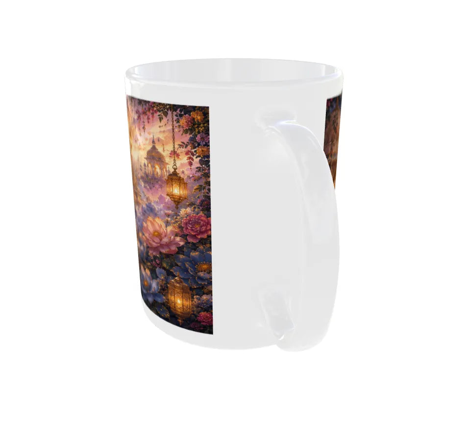 Royal Jaipur Palace & Flying Peacock Ceramic Coffee Mug