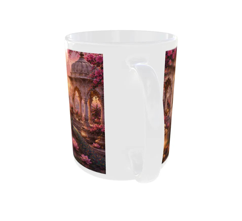 Royal Lotus Palace Ceramic Mug