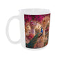 Royal Peacock Palace Garden Ceramic Mug