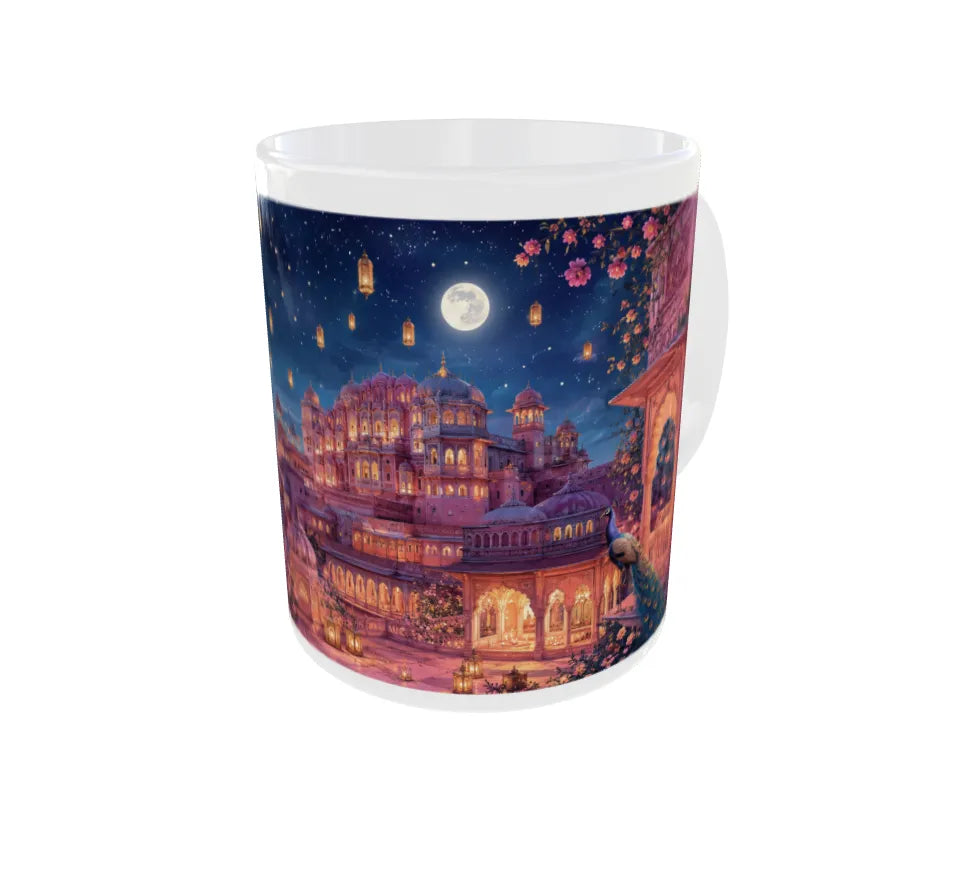 Royal Pink Palace Ceramic Coffee Mug
