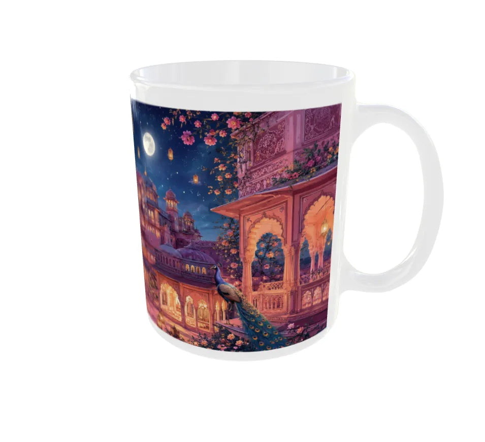 Royal Pink Palace Ceramic Coffee Mug