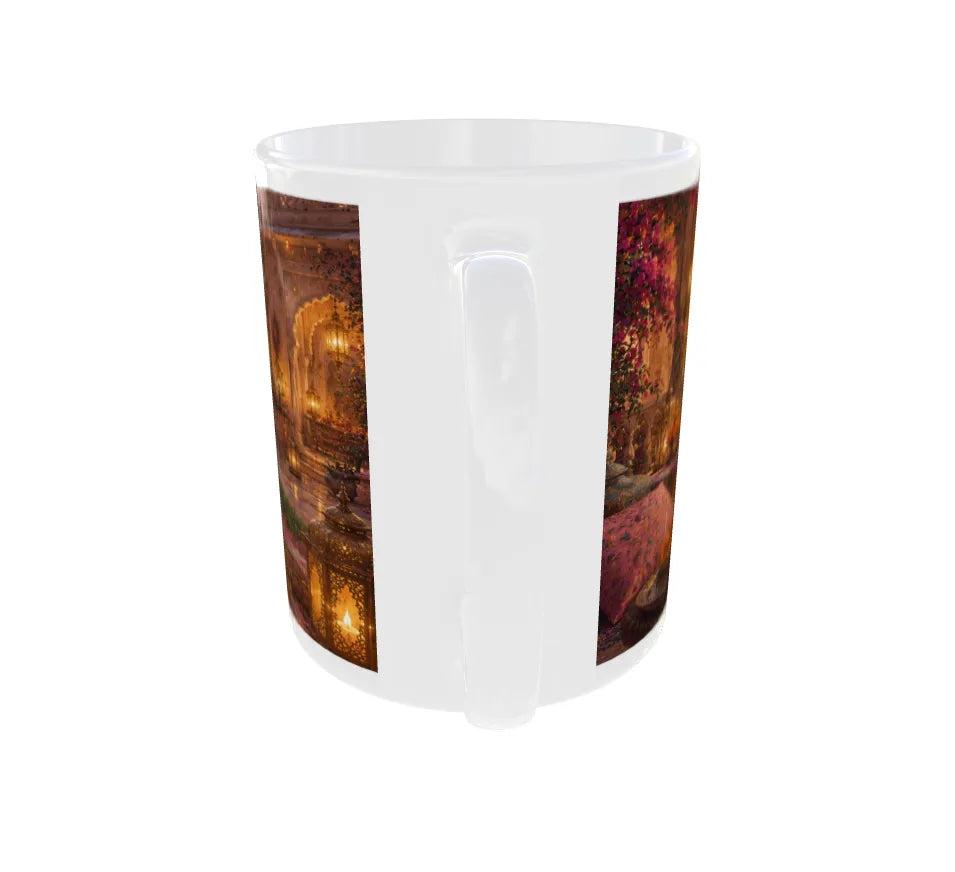 Royal Rajasthani Courtyard Tea Time Ceramic Mug