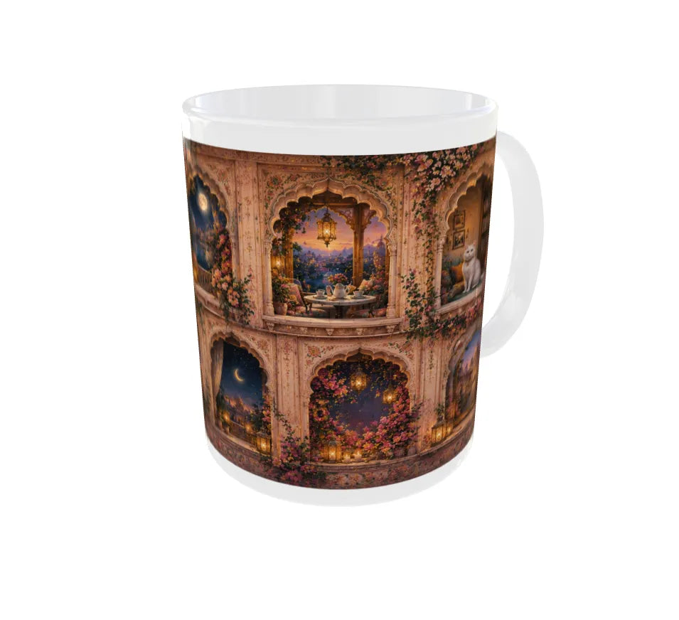 Royal Rajasthani Jharokha Stories Ceramic Coffee Mug