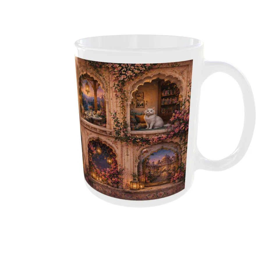 Royal Rajasthani Jharokha Stories Ceramic Coffee Mug