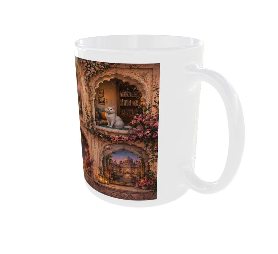Royal Rajasthani Jharokha Stories Ceramic Coffee Mug