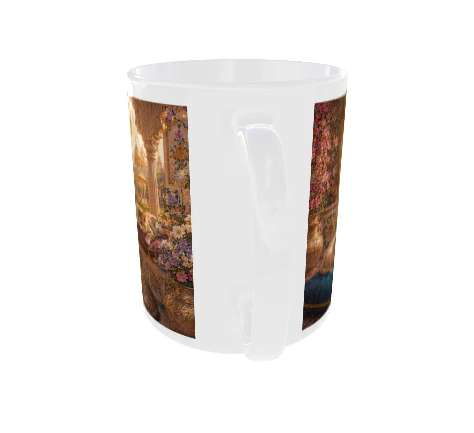 Royal Rajasthani Kitten Palace Ceramic Mug