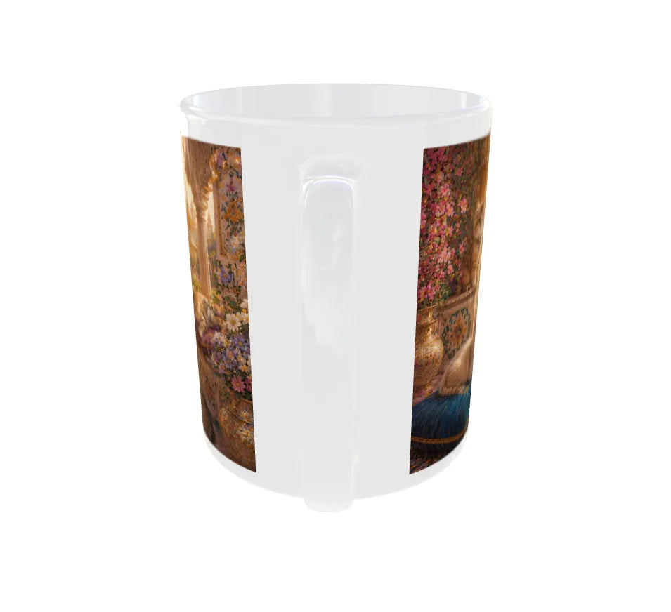 Royal Rajasthani Kitten Palace Ceramic Mug