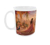 Royal Rajput Princess Garden Ceramic Coffee Mug