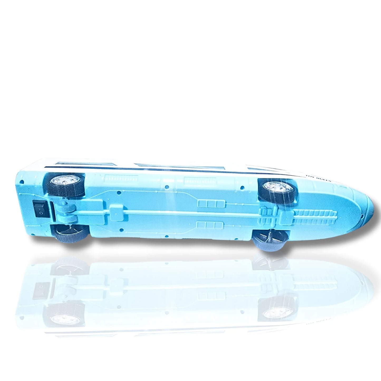 360° Musical Bullet Train Toy with Flashing Lights & Sound | Friction Powered High Speed Train for Kids