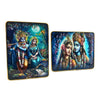 Radha Krishna Eternal Love: Premium 3D Stone Photo Frame (Set of 2) – 23 cm x 30 cm