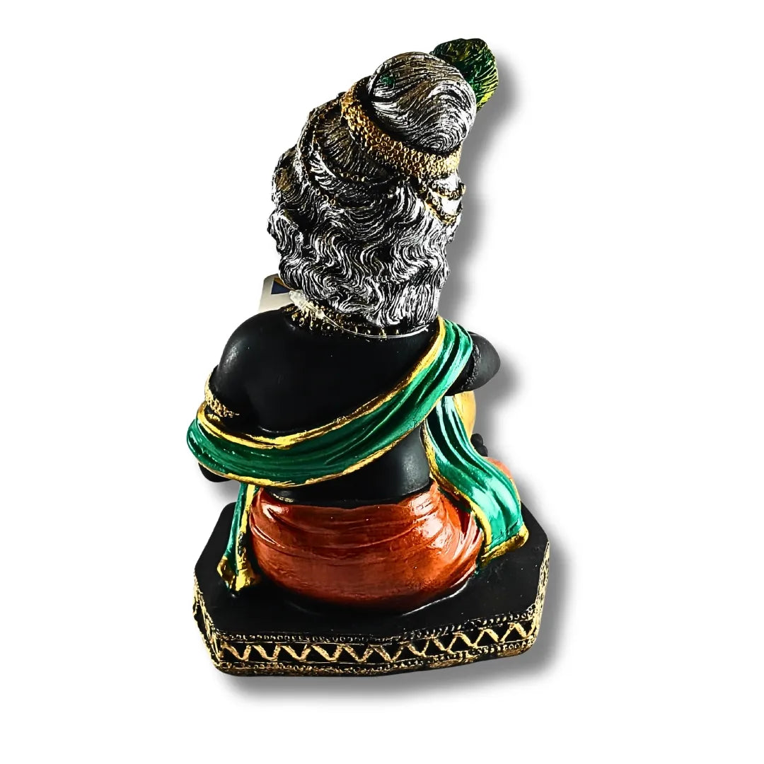 Sanwala Makhan Chor Krishna Idol | Spiritual Showpiece for Home Decor, Puja Room & Janmashtami Gifting