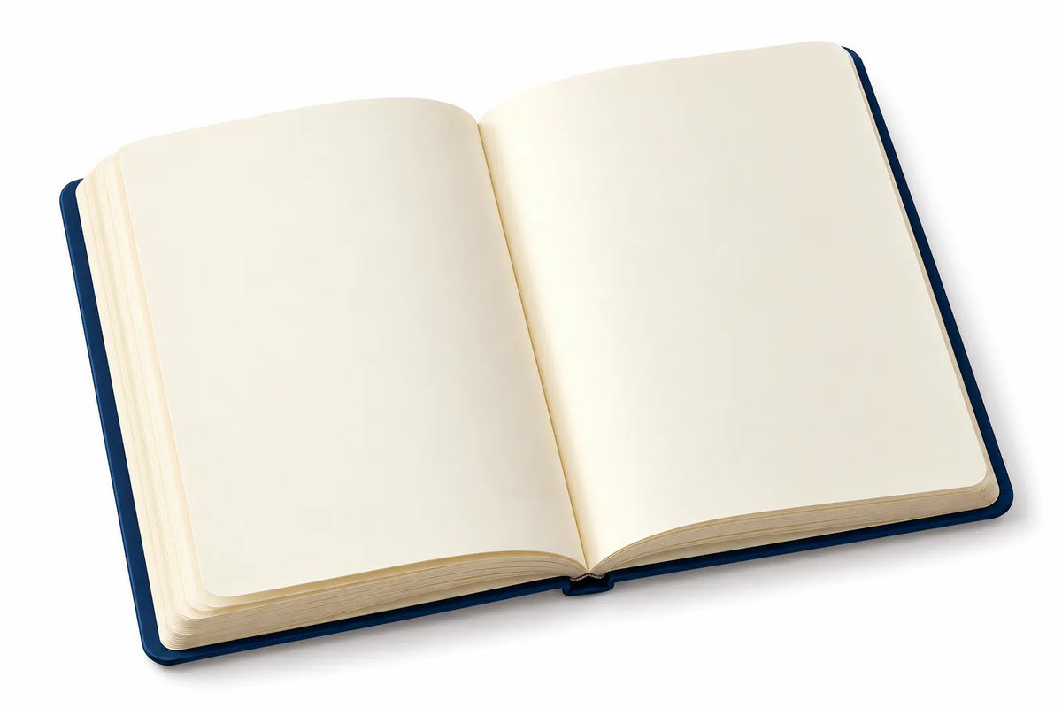 Shape B5 Classic Series – Golden Bicycle Together Unruled Notebook, 192 Pages
