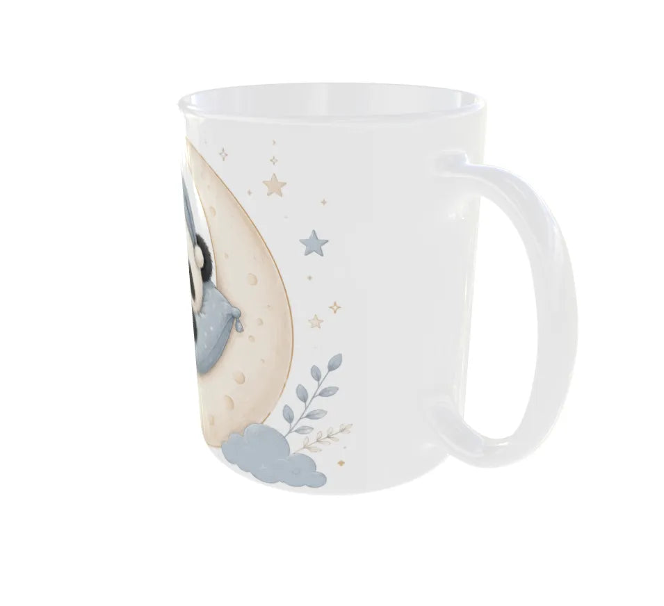 Sleep First Panda Ceramic Coffee Mug