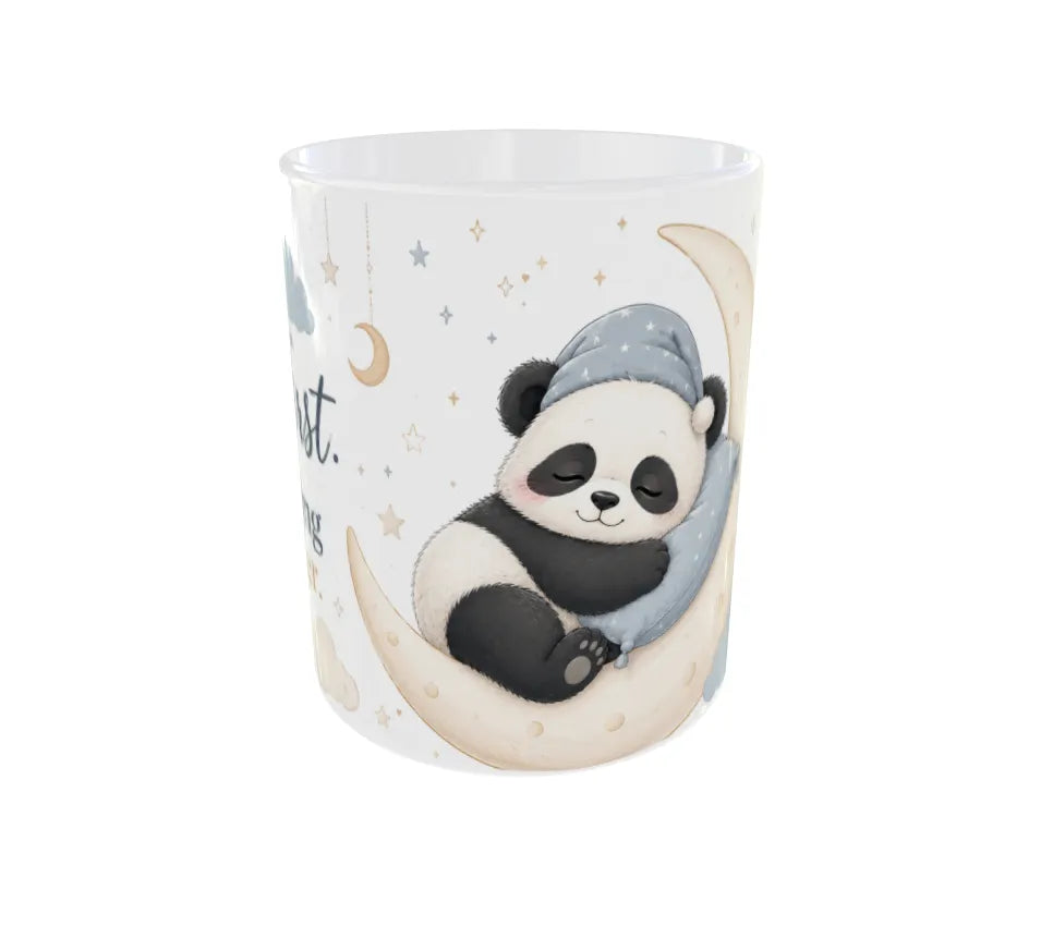Sleep First Panda Ceramic Coffee Mug