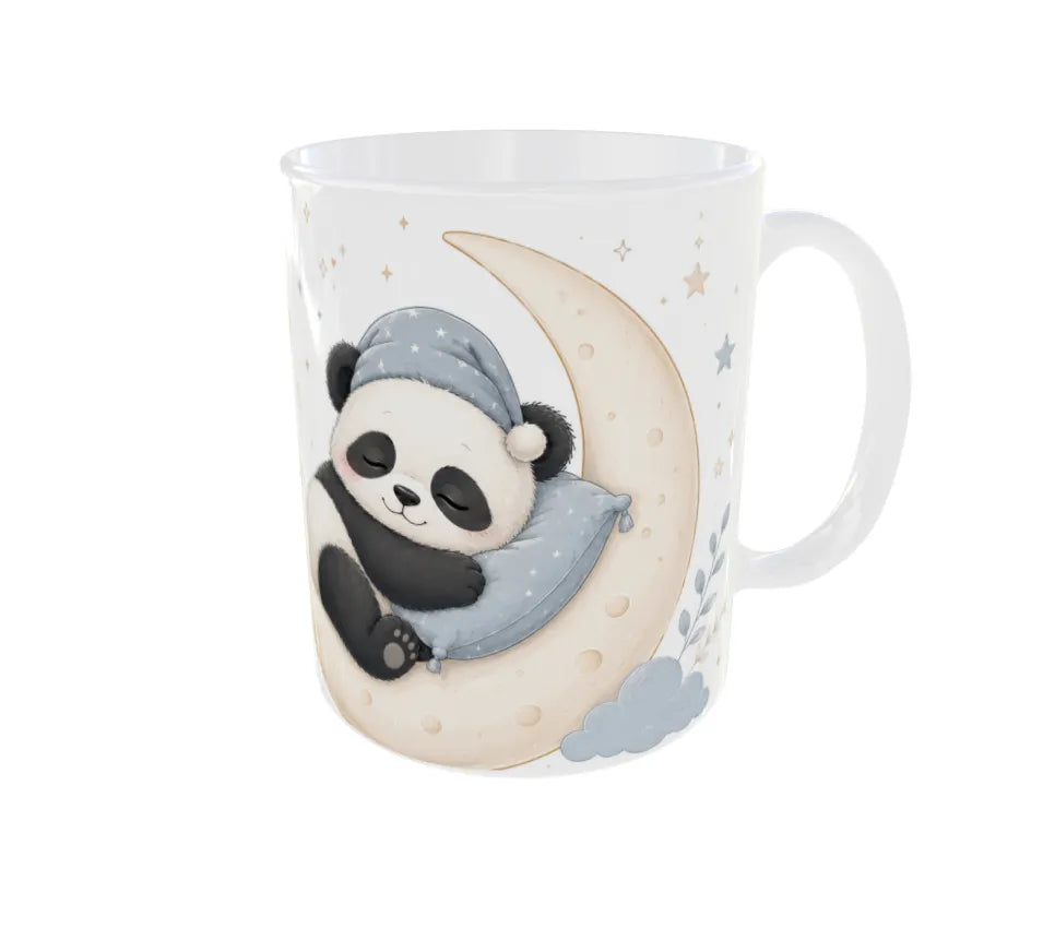 Sleep First Panda Ceramic Coffee Mug