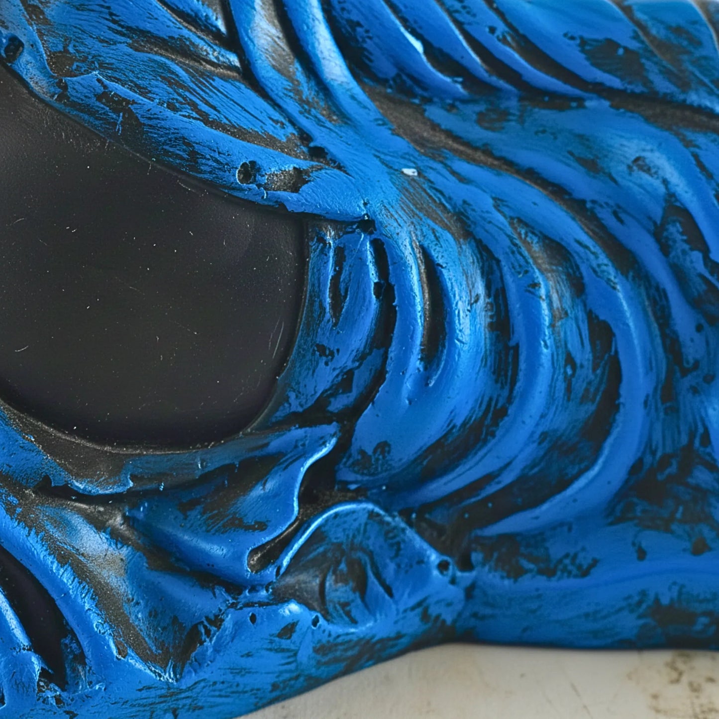Blue Reclining Buddha Statue | 28cm Artistic Showpiece for Peace & Calm