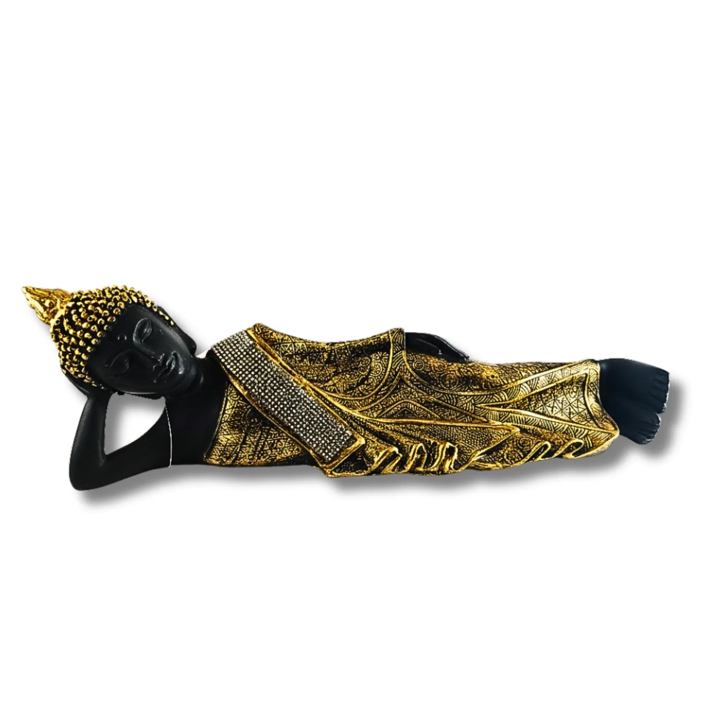 Reclining Buddha Statue for Home Decor | Premium Decorative Masterpiece for Living Room, Office & Spiritual Gifting