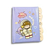 Space Astronaut Lock Diary 12 × 15 cm with Key