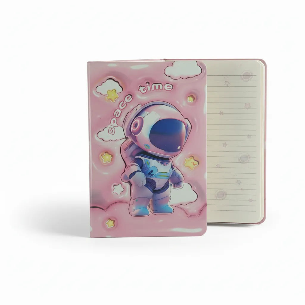 Cute Astronaut Ruled Diary