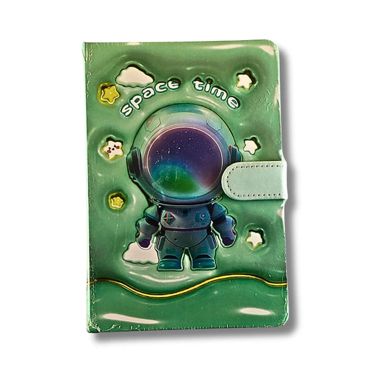 Cute Astronaut Ruled Diary