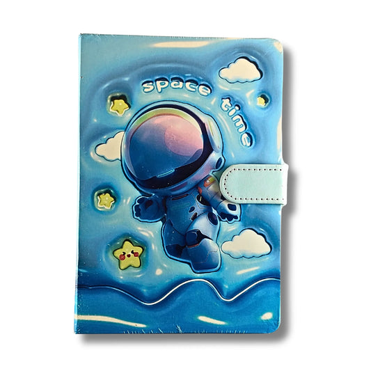 Cute Astronaut Ruled Diary