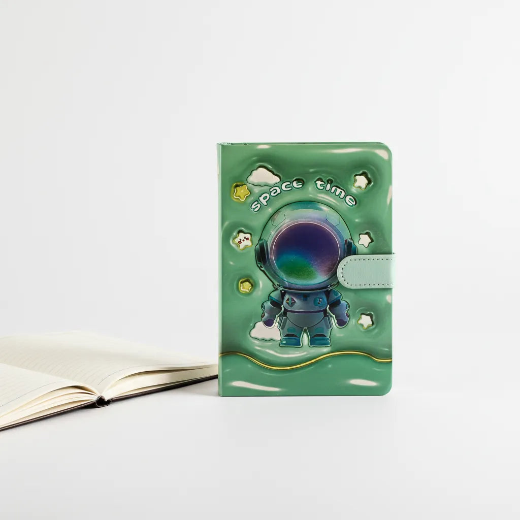 Cute Astronaut Ruled Diary