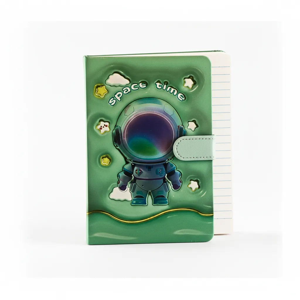 Cute Astronaut Ruled Diary