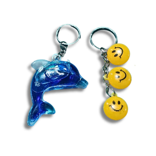 SplashJoy Dolphin & Smiley Keychain Collection