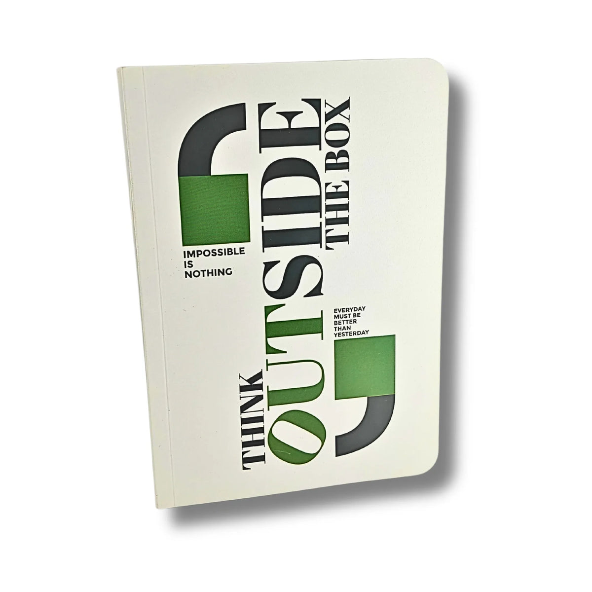 Think Outside The Box Soft Cover Unruled Diary – 21 × 14.5 cm
