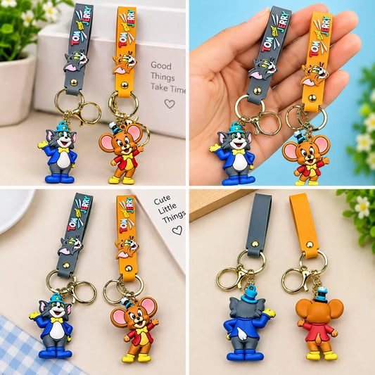 Tom & Jerry Keychain – Character Strap Bag Charm for Fans