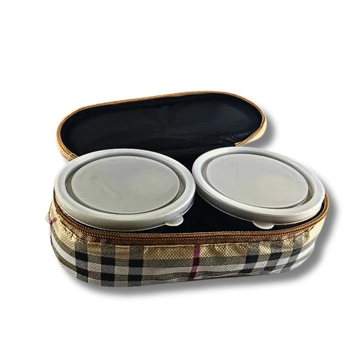 Topware Stainless Steel Lunch Box Set with Insulated Carry Bag | 2 Containers Food Storage Tiffin Box