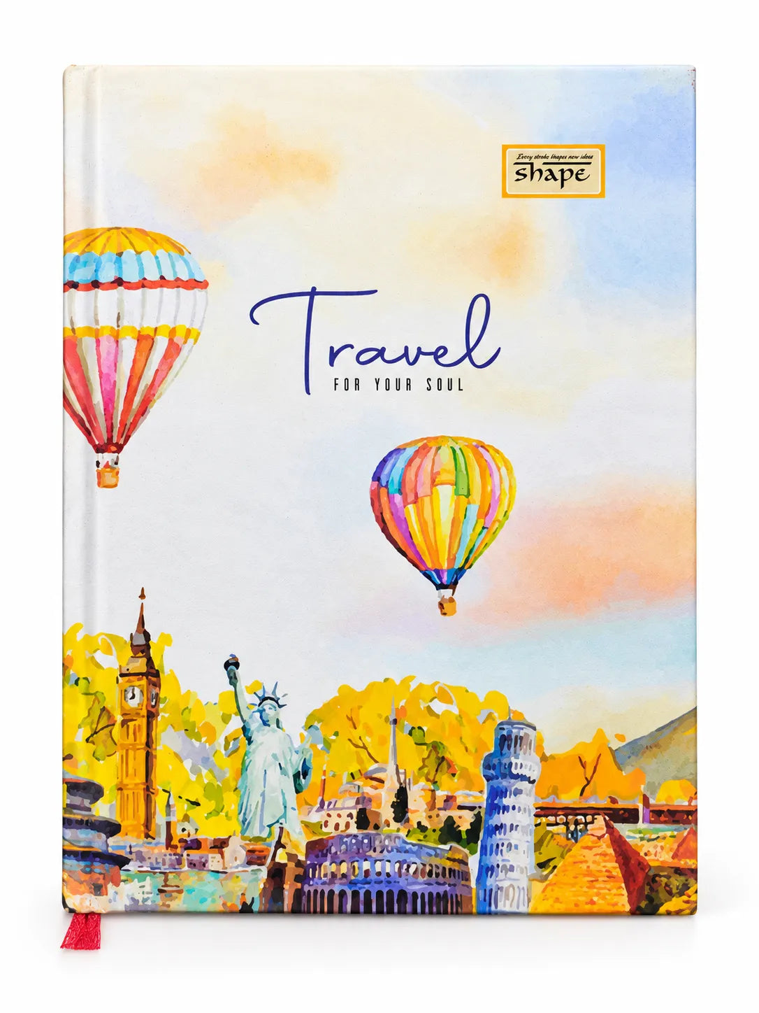 Travel For Your Soul Hardcover Ruled Notebook – 192 Pages