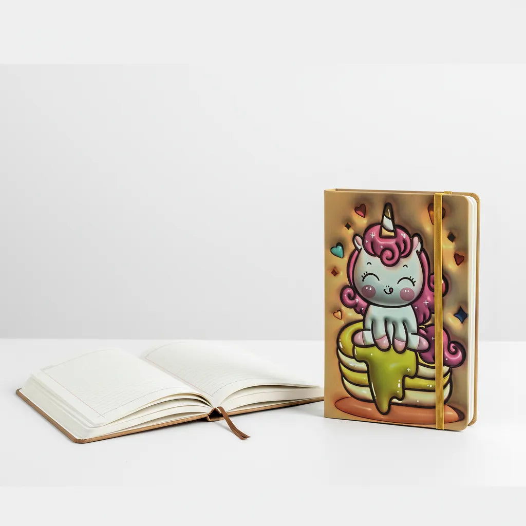 Unicorn Candy Dream Hard Bound Diary with Elastic Closure