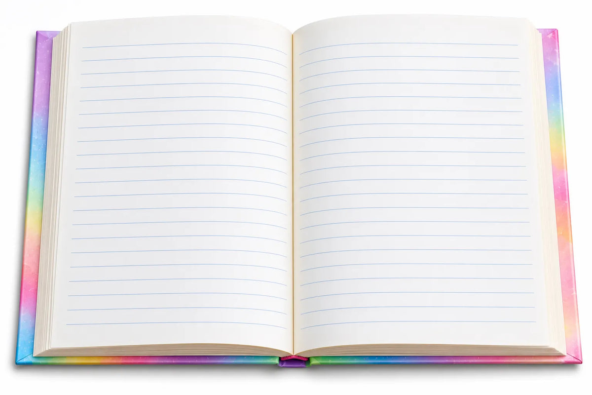 Unicorn Magic Notebook for Kids – 13×18 cm, 192 Pages