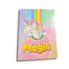 Unicorn Magic Notebook for Kids – 13×18 cm, 192 Pages