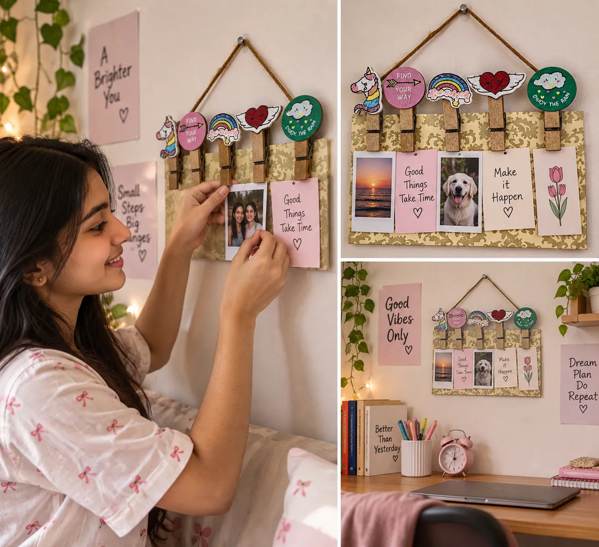 Unicorn Wooden Clips – Decorative Craft & Photo Clips | Saadhya Kraafts
