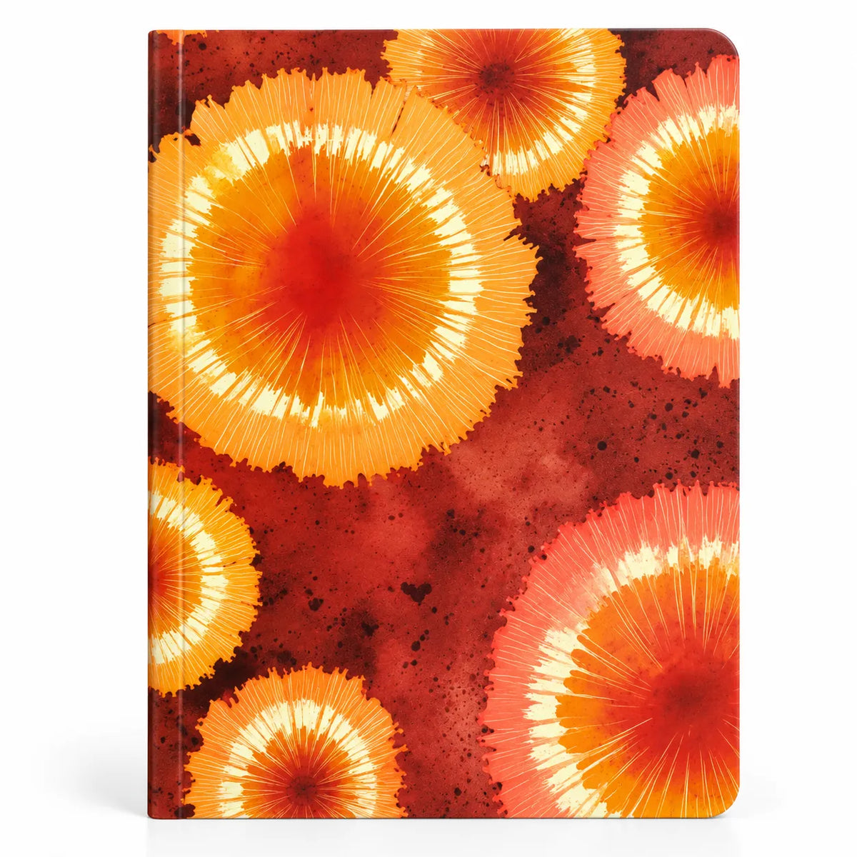 Vibrant Abstract Floral Burst Notebook