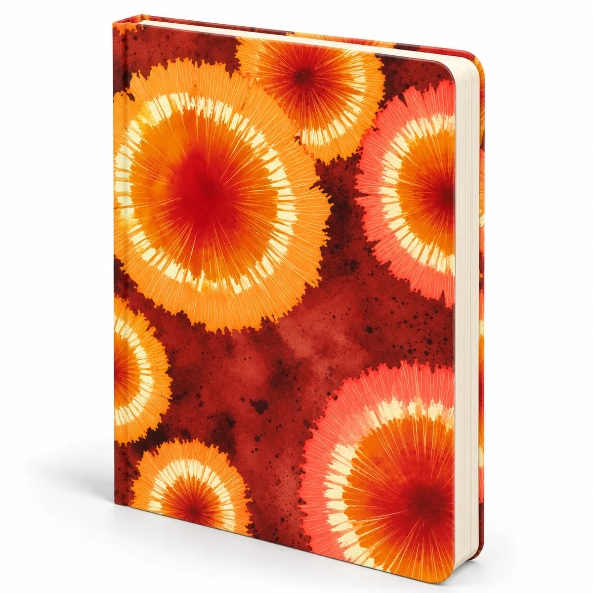 Vibrant Abstract Floral Burst Notebook